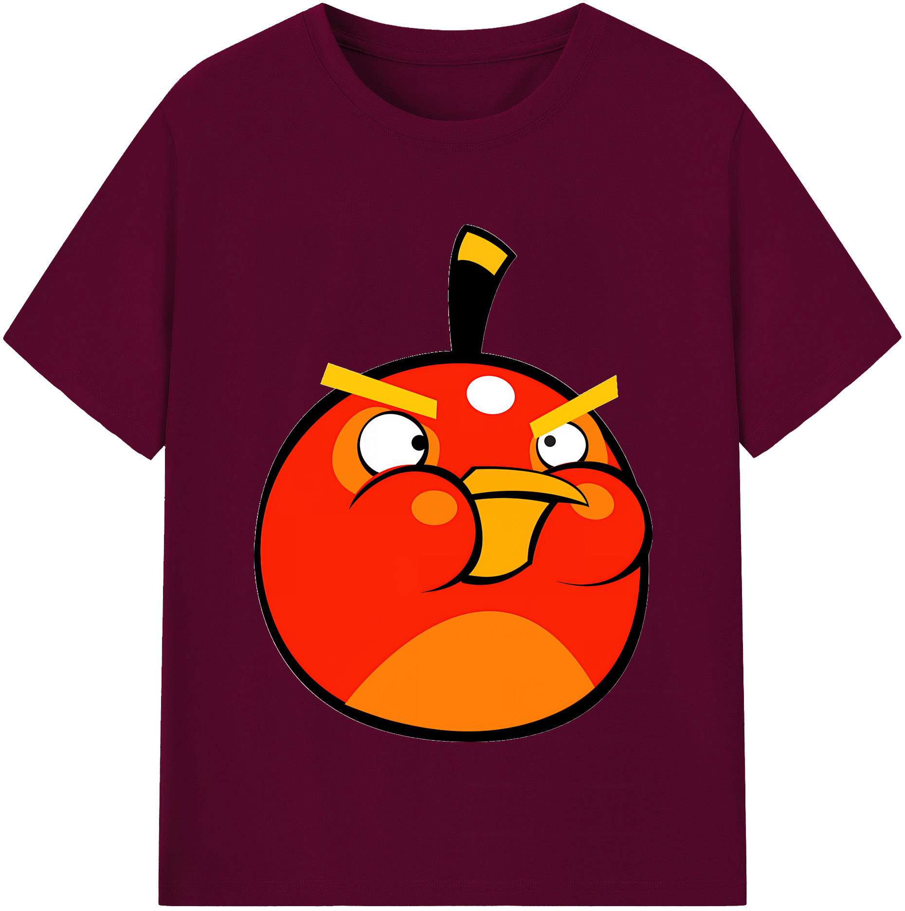 （画像用） Angry Birds アングリーバード レディースカジュアルプリントTシャツ（綿100％）